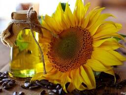 Crude sunflower oil