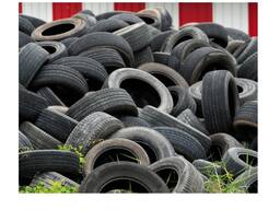 Scrap car tyres