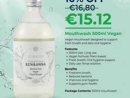Vegan Mouthwash 500ml – Fresh Breath & Daily Oral Care